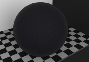 Sun Awning Texture - Deep Black