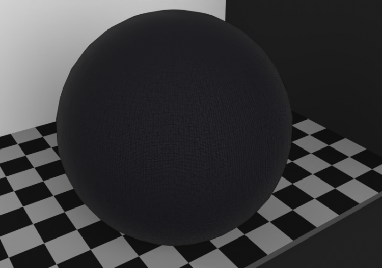 Sun Awning Texture - Deep Black - ACCA software