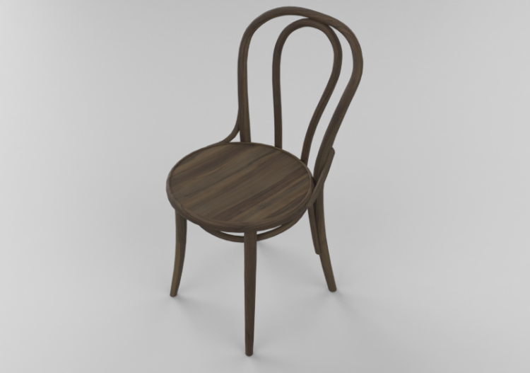Cadeira 3D - Cadeira de madeira - Ton - 311/018 - ACCA...