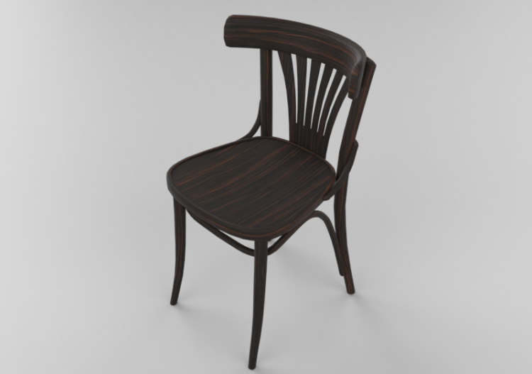 Cadeira 3D - Cadeira de madeira - Ton - 311/056 - ACCA...