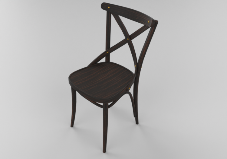 3D Chairs - Wooden Chair - Ton - 311/150 - ACCA software