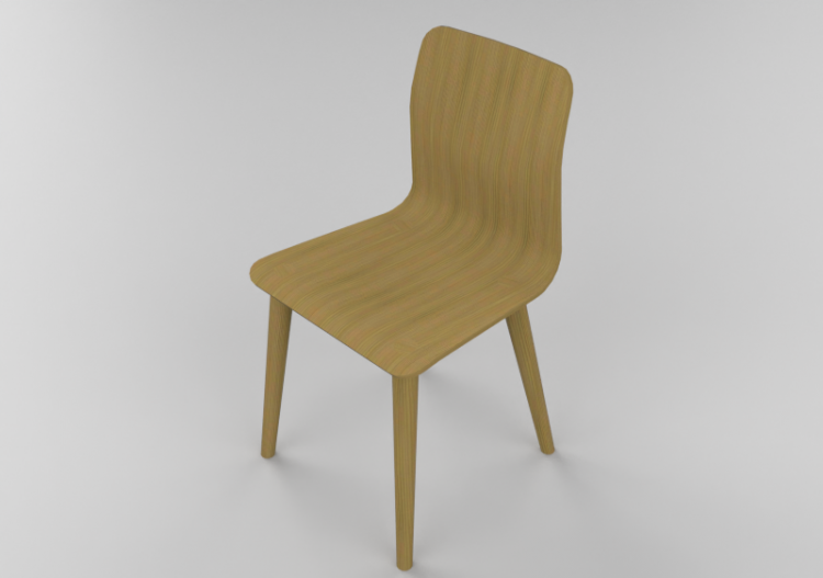 3D Chairs - Wooden Chair - Ton - 311/332 - ACCA software