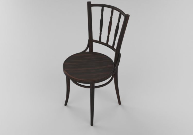 3D Chairs - Wooden Chair - Ton - 311/378 - ACCA software