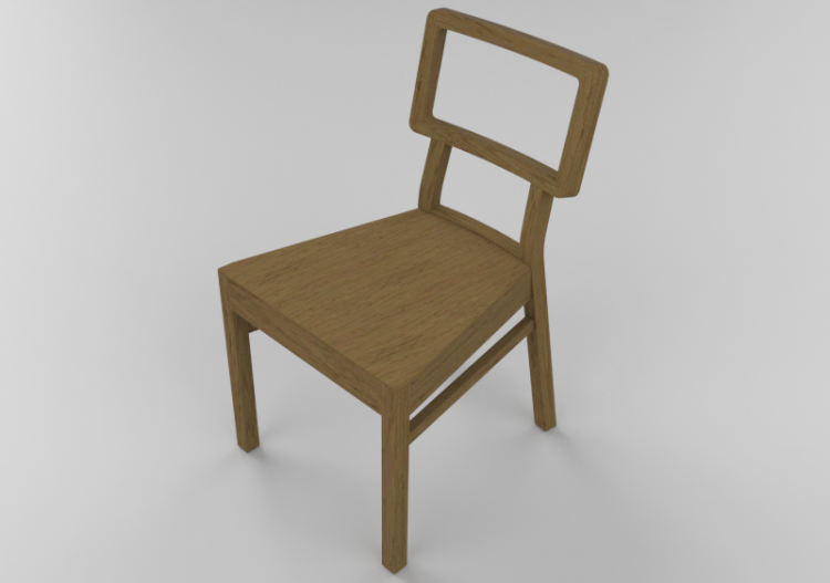3D Chairs - Wooden Chair - Ton - 311/610 - ACCA software