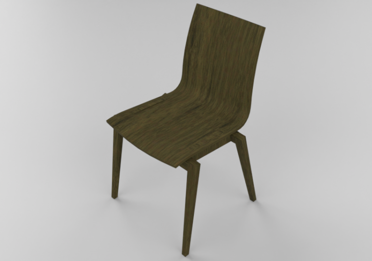 Chaises 3D - Chaise en bois - Ton - 311/700 - ACCA software