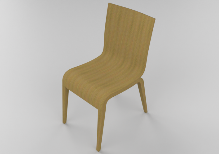Sedie 3D - Sedia in legno - Ton - 311/705 - ACCA software
