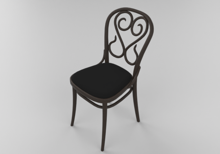 3D Chairs - Wooden Chair - Ton - 313/004 - ACCA software