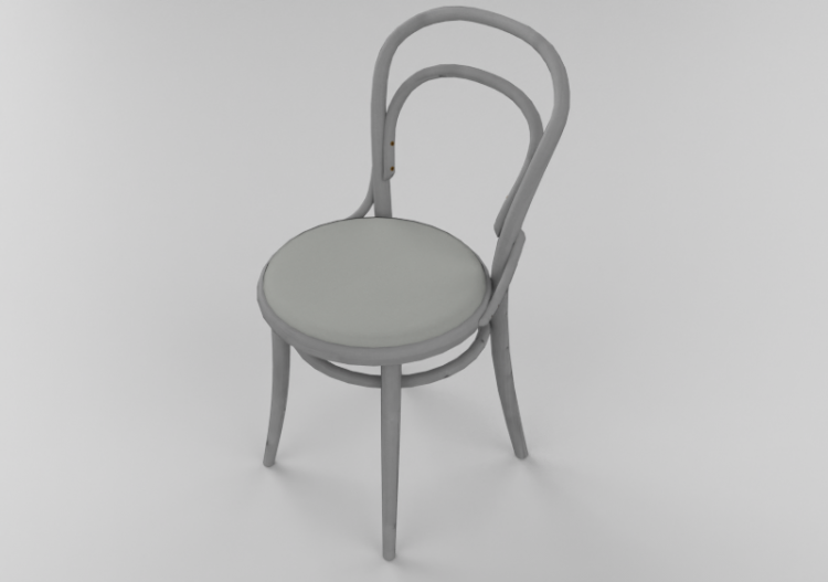 Chaises 3D - Chaise en bois - Ton - 313/014 - ACCA software