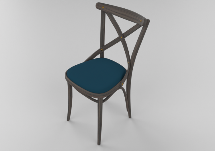 3D Stühle - Holzstuhl - Ton - 313/150 - ACCA software