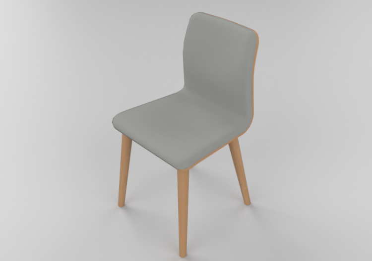 Cadeira 3D - Cadeira de madeira - Ton - 313/332 - ACCA...