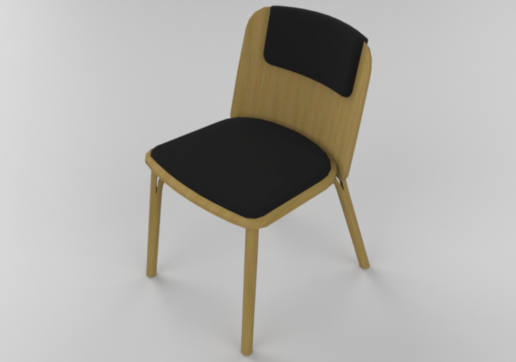 Cadeira 3D - Cadeira de madeira - Ton - 313/371 - ACCA...