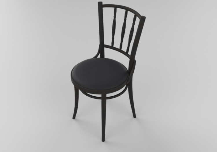 3D Chairs - Wooden Chair - Ton - 313/378 - ACCA software