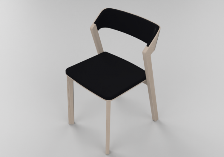 Cadeira 3D - Cadeira de madeira - Ton - 313/401 - ACCA...