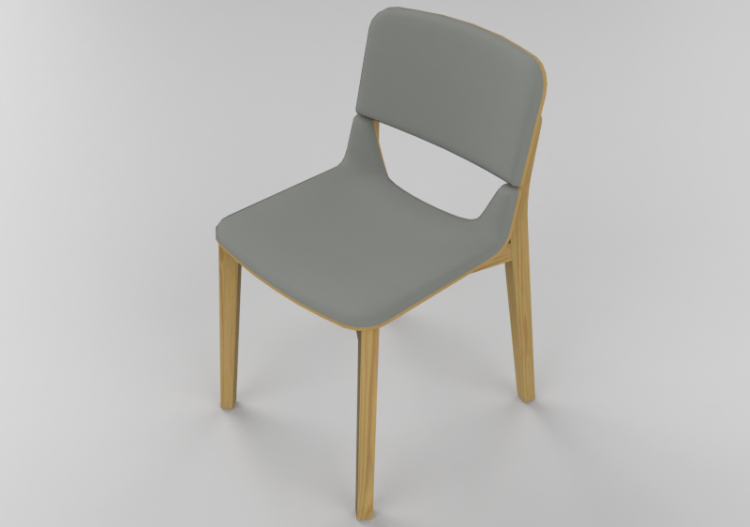 3D Chairs - Wooden Chair - Ton - 313/437 - ACCA software