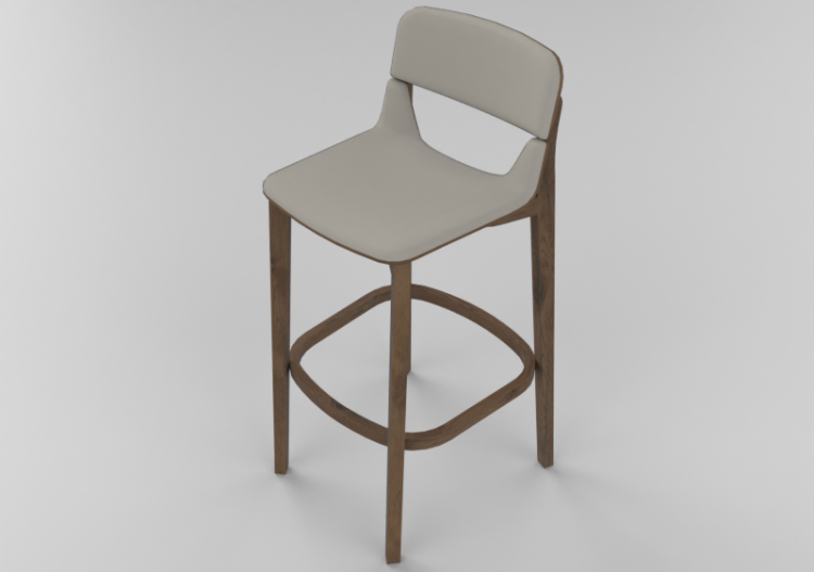 Cadeira 3D - Cadeira de madeira - Ton - 313/439 - ACCA...