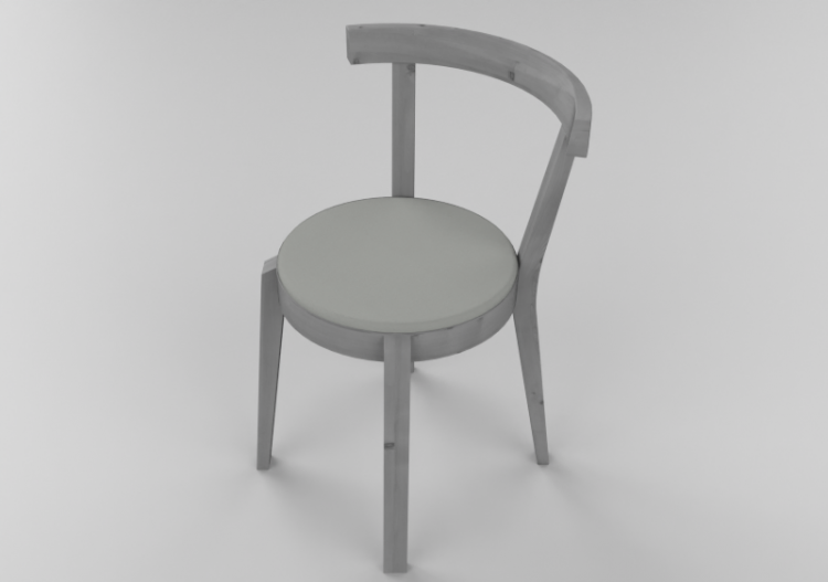 3D Chairs - Wooden Chair - Ton - 313/690 - ACCA software