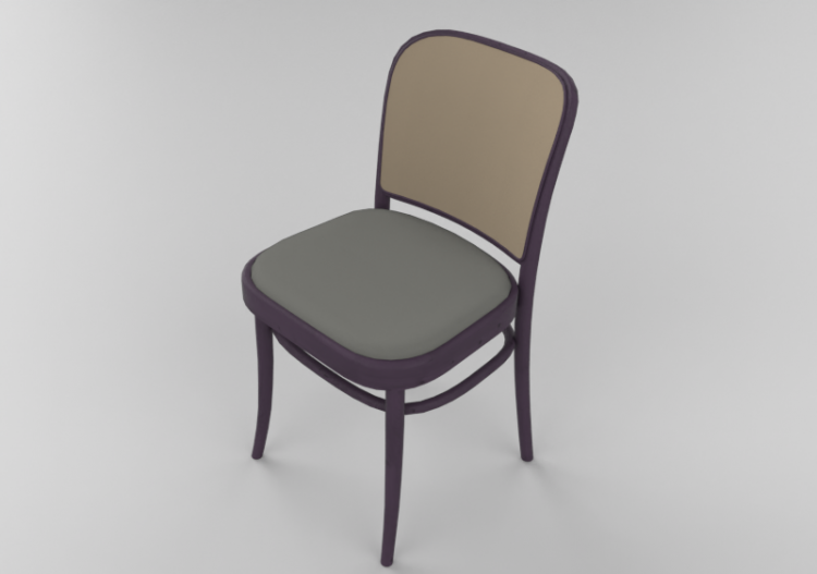 3D Chairs - Wooden Chair - Ton - 317/811 - ACCA software