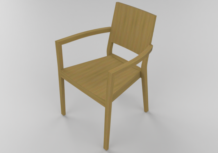 3D Chairs - Wooden Chair - Ton - 321/516 - ACCA software