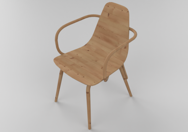 Cadeira 3D - Cadeira de madeira - Ton - 321/627 - ACCA...