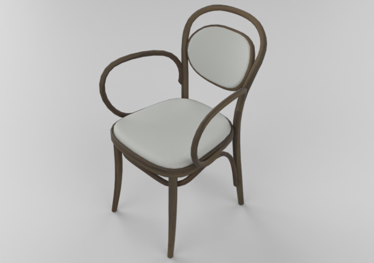 Cadeira 3D - Cadeira de madeira - Ton - 323/020 - ACCA...
