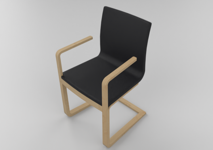 3D Chairs - Wooden Chair - Ton - 323/340 - ACCA software
