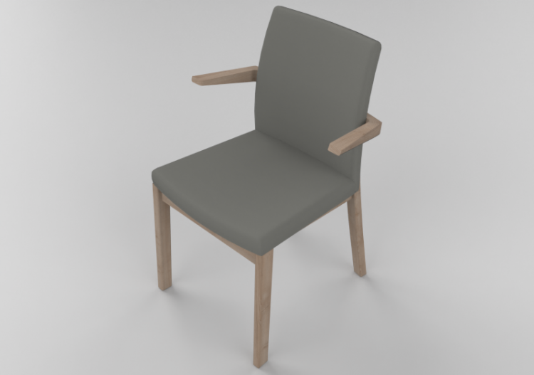 Sillas 3D - Silla de madera - Ton - 323/445 - ACCA software