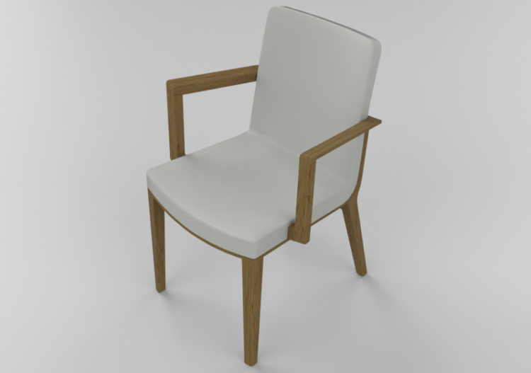 3D Stühle - Holzstuhl - Ton - 323/623 - ACCA software
