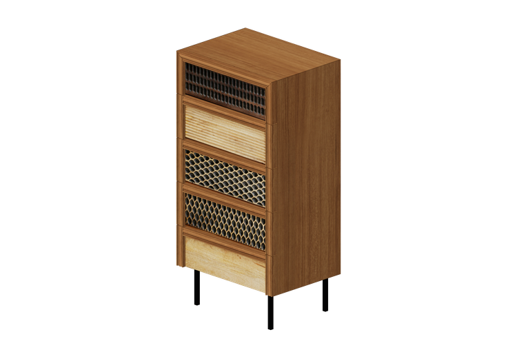 Armoires 3D - Commode en bois - Kare - Gino - 70470 - Kare Armoires 3D - Commode en bois - Kare - Gino - 70470 - Kare