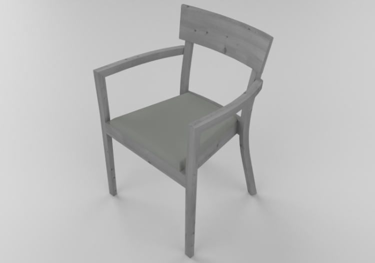 3D Stühle - Holzstuhl - Ton - 323/710 - ACCA software
