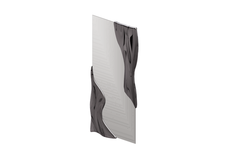 3D Accessories - Metal mirror - Kare - Flow - 70587 - Kare 3D Accessories - Metal mirror - Kare - Flow - 70587 - Kare