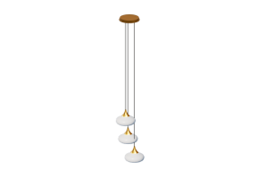 3D Ceiling Lamp - Hanging lamp - Kare - Drops - 56774