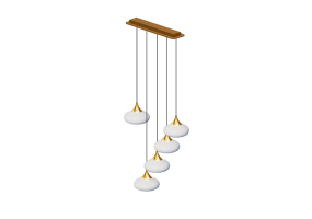 3D Ceiling Lamp - Hanging lamp - Kare - Drops - 56775