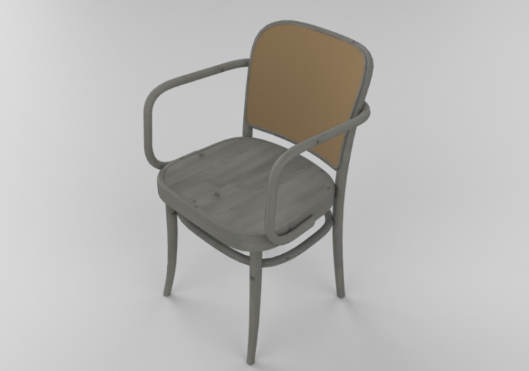 Sillas 3D - Silla de madera - Ton - 326/811 - ACCA software