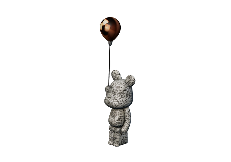 Esculturas 3D - Estatueta de cerâmica - Kare - 56645 - Kare Esculturas 3D - Estatueta de cerâmica - Kare - 56645 - Kare