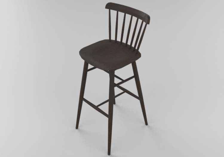 Chaises 3D - Chaise en bois - Ton - 311/115 - ACCA software