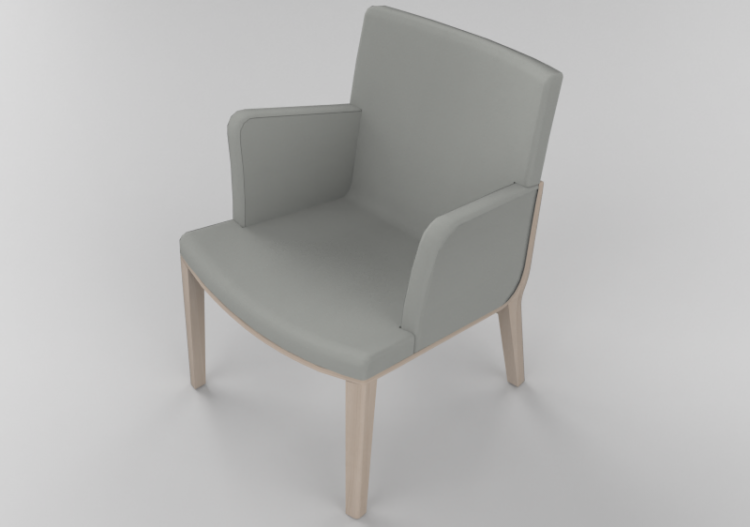 3D Chairs - Wooden Chair - Ton - 363/624 - ACCA software