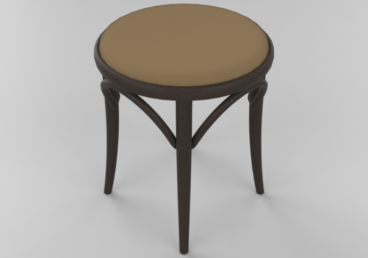 3D Chairs - Wooden Chair - Ton - 373/060 - ACCA software