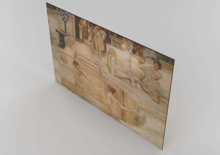 3D Paintings - Roman Baths - Oil Painting with Painting...