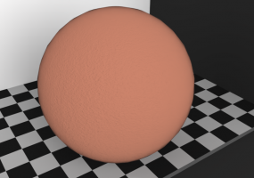 Textura revoque esponjado - Rojo beige