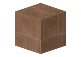 Texture pavimenti - Gres marrone 60x60 sfalsata