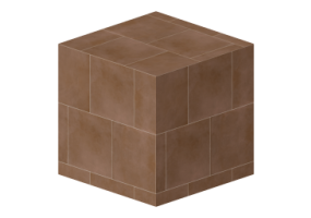 Textura pavimentos - Gres marr&oacute;n 45x45 desalineado