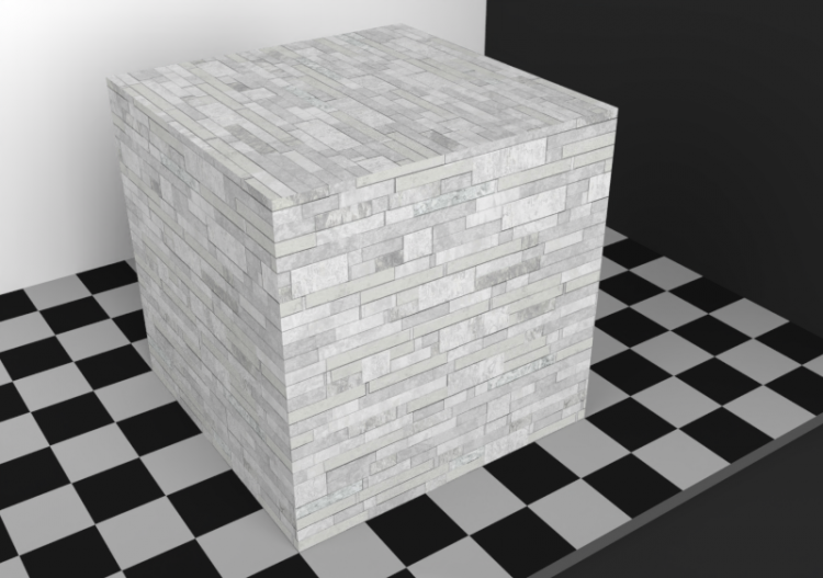 Texturen Vollziegel - Mattoni di Granito Bianco per Muri AR...