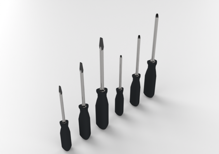 Screw driver set - ACCA software