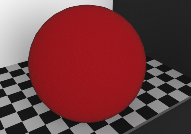 Sponged plaster Texture - Carmine Red - ACCA software