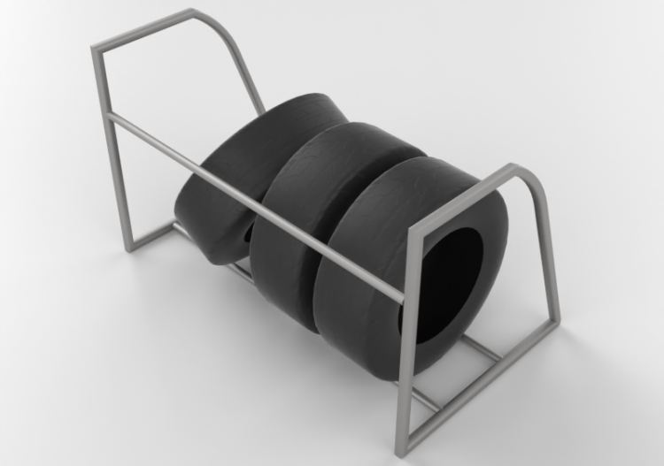 Rayonnage porte pneus - ACCA software