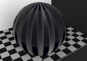 Textura plástico com padrão - Preto azeviche