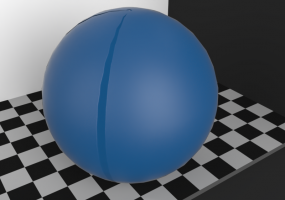 Plastic texture with pattern - Signal Blue