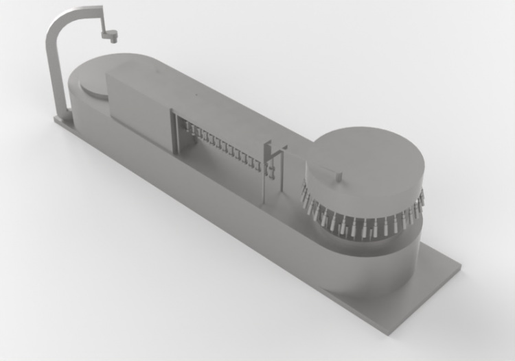 Modelos 3D - Engarrafadora - ACCA software