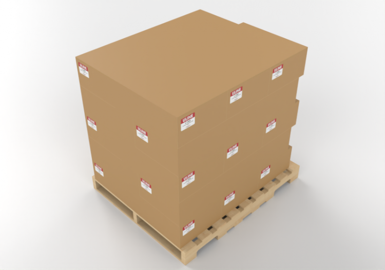 Modelos 3D - Palete com caixas - ACCA software