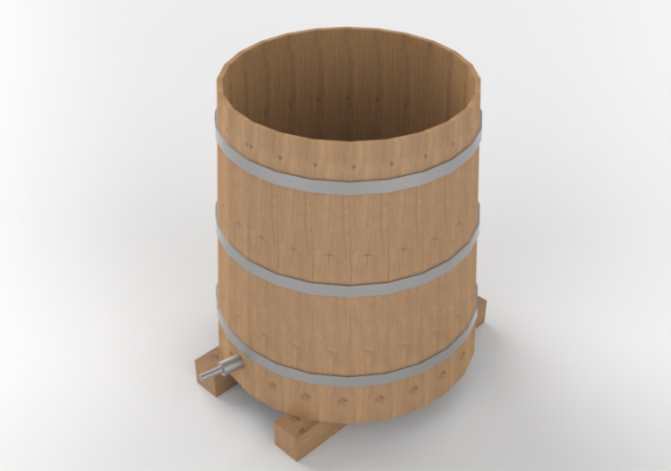 3D Modelle - Weinfass - ACCA software